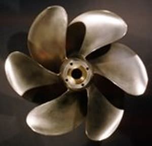 Hélice para barco - Bruntons Propellers - de paso fijo / eje de hélice / 6 palas