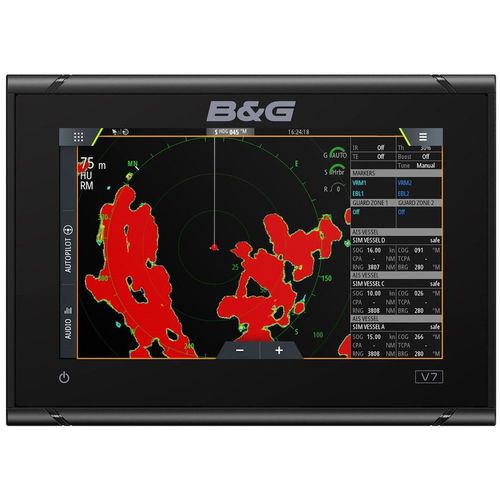 Instrumento multifuncional marino plotter - Vulcan  - B & G - GPS / para velero de regata / de color