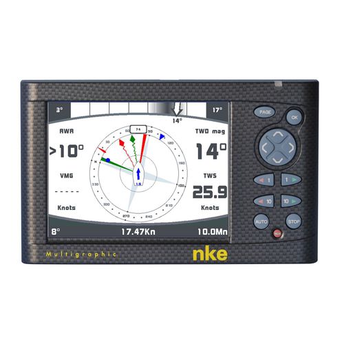 Visualizador de barco - MULTIGRAPHIC - nke Marine Electronics - para velero / multiusos / digital