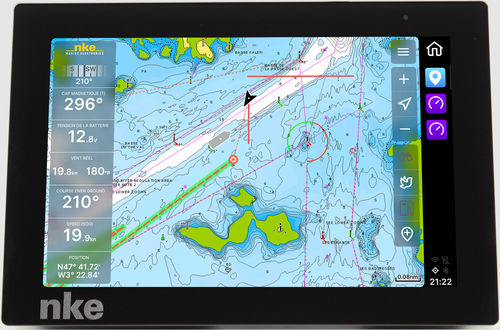 Instrumento multifuncional marino plotter - NavXP  - nke Marine Electronics - para barco / de color / fijo