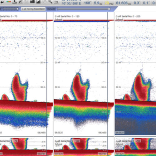 Ecosonda para buque - EQ50 - Simrad - bifrecuencia / digital