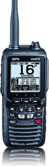 Radio marina - HX870 - Standard horizon - portátil / VHF / sumergible