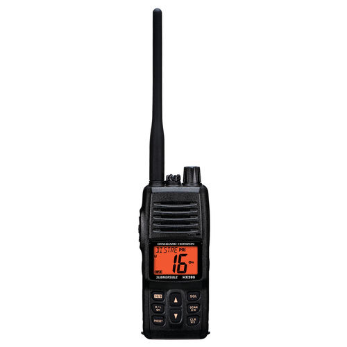 Radio marina - HX380 - Standard horizon - portátil / VHF / sumergible