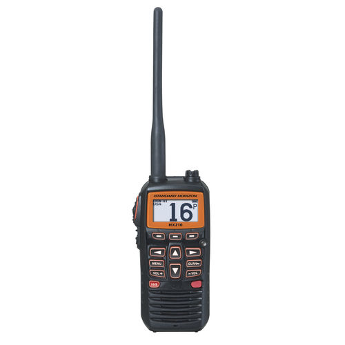 Radio para barco - HX210 - Standard horizon - portátil / VHF / sumergible