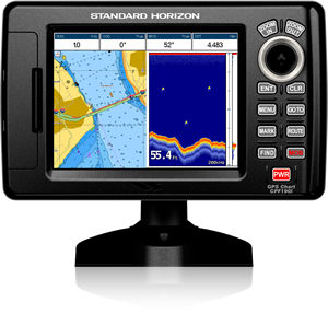 Instrumento multifuncional combinado marino plotter - CPF190i / CPF190iNC  - Standard horizon - sonda de pesca / AIS / GPS