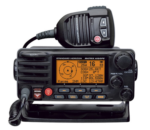 Radio para buque - Matrix GX2200 - Standard horizon - fija / VHF / sumergible