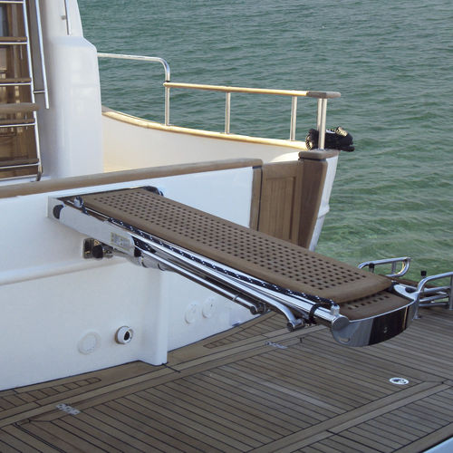 Pasarela para barco - PI 457 BIG SMART - Besenzoni SpA - para yate / telescópica / multifunción