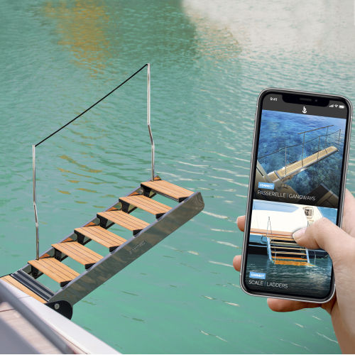 Aplicación para borda de barco - Besenzoni SpA - para escaleras / para barco / para smartphone