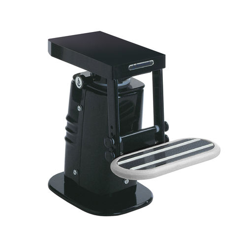 Pie para asiento piloto para barco - S 216 - Besenzoni SpA - eléctrico / de aluminio