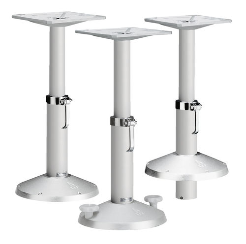 Pie de mesa ajustable - T 131 MG - Besenzoni SpA - neumático / telescópico / de aluminio