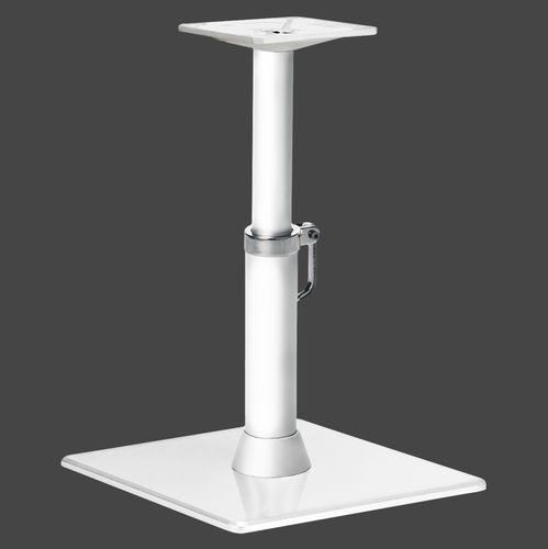 Pie de mesa ajustable - T 132 MG - Besenzoni SpA - neumático / de aluminio