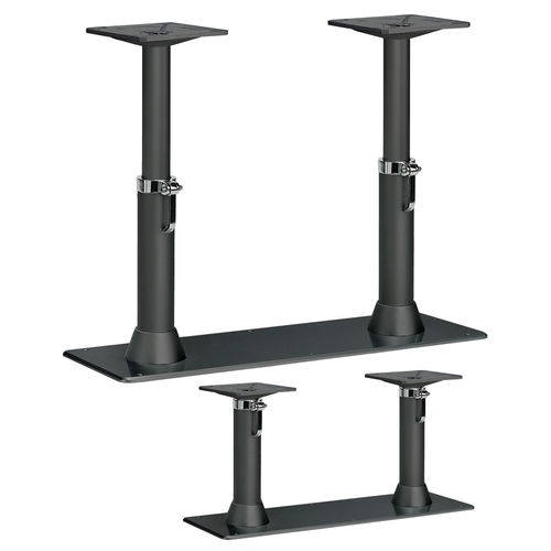 Pie de mesa ajustable - T 138 MG - Besenzoni SpA - neumático / de aluminio