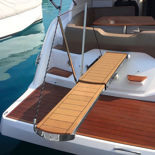 Pasarela para barco - PI 759 YOUNG  - Besenzoni SpA - para yate / telescópica / multifunción