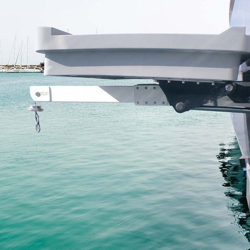 Pescante para yate - G 427  - Besenzoni SpA - hidráulico / telescópico / de techo