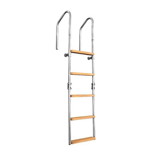 Escalera para yate - SM 153 - Besenzoni SpA - plegable / de baño / de acero inoxidable pulido