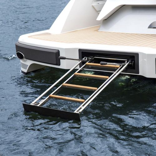 Escalera para barco - SI 408 - Besenzoni SpA - abatible / de embarque / para plataforma