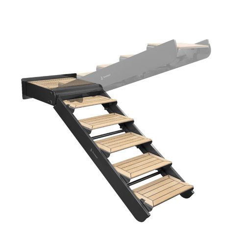 Escalera para barco - SP 610 - Besenzoni SpA - para yate / para velero / abatible