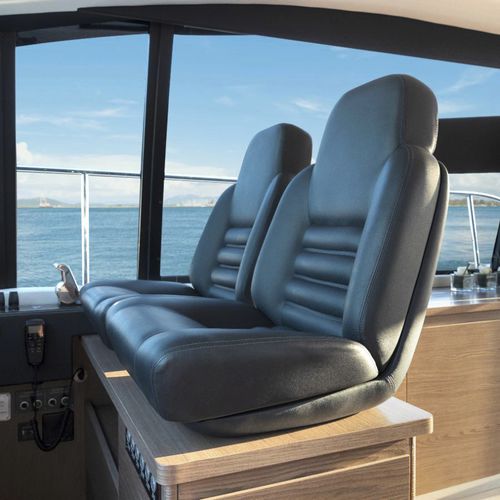 Asiento piloto - P 416 F PRESIDENT FIXED - Besenzoni SpA - para barco / para yate / con reposabrazos