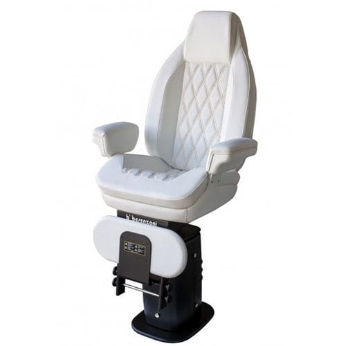 Asiento piloto - P 443 DIAMOND - Besenzoni SpA - para barco / con reposabrazos / ajustable