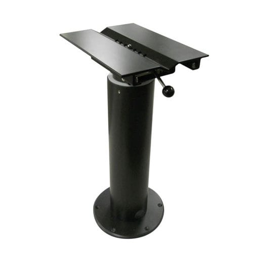 Pie para asiento piloto para barco - S 316 - Besenzoni SpA - ajustable / eléctrico / de aluminio