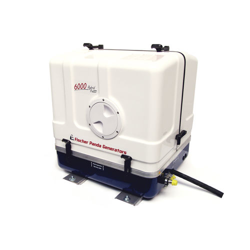 Grupo electrógeno diésel - AGT-DC 6000-48V PMS - Fischer Panda - para barco / 400 Hz / insonorizado