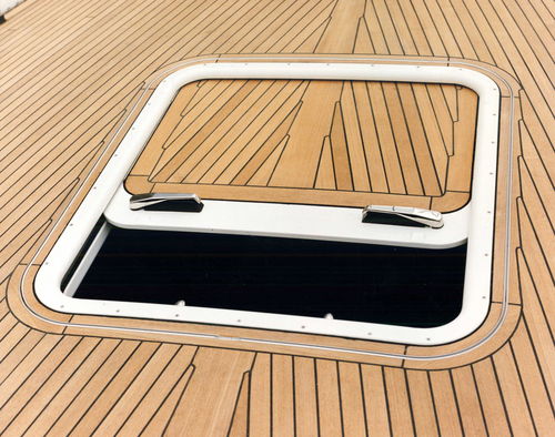 Escotilla para barco - Rondal - cuadrada / deslizante