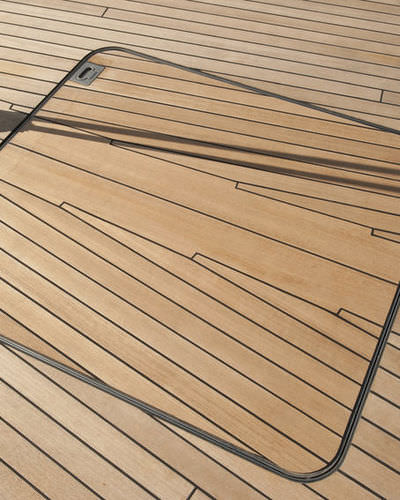 Escotilla para barco - Rondal - rectangular / deslizante / a ras