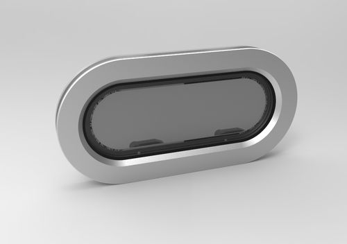 Portillo rectangular - CRISTAL RANGE - Goiot Systems - para barco / para yate / abrible