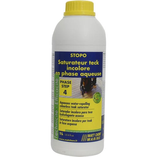 Aceite nutritivo - STOPO - MATT CHEM MARINE - para madera exótica / para barco