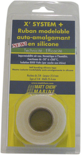 Cinta adhesiva silicona - X' SYSTEM + - MATT CHEM MARINE
