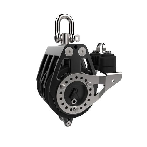 Polea triple - Racing  - LEWMAR - con mordaza / de mariposa / winch