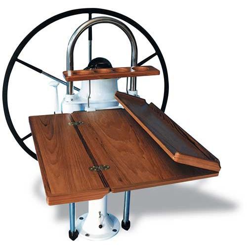 Mesa de cockpit plegable - Solid - LEWMAR - de teca / de composite