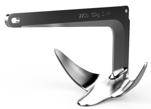 Ancla de tipo Bruce - 00589 series - LEWMAR - para barco / de acero inoxidable