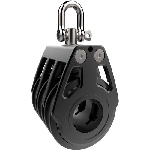 Polea triple - 29901813BK - LEWMAR - de mariposa / winch / con giratorio