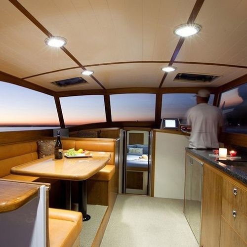 Plafón de interior - 2JA 980 631-501 - HELLA MARINE - de exterior / para buque / para barco