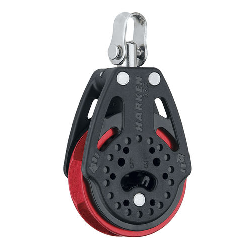 Polea simple - 2135.RED - Harken - winch / con giratorio / de rodillos