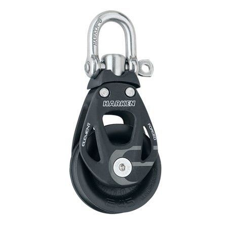 Polea simple - 6230 - Harken - giratoria / con giratorio / Ø máx. cabo: 12 mm