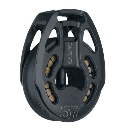 Polea simple - 3214 - Harken - de alta resistencia / con fijación textil / Ø máx. cabo: 12 mm