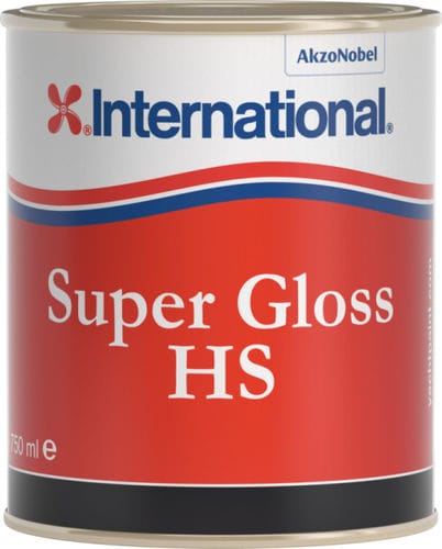 Pintura de poliuretano - Super Gloss HS - International Yacht Paint - de acabado / topcoat / brillante
