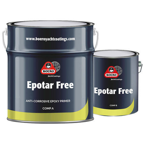 Imprimación para barco - EPOTAR FREE - Boero YachtCoatings - para lastre / para acero / epoxi