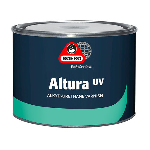 Barniz para barco - ALTURA UV - Boero YachtCoatings - para madera / monocomponente / uretano