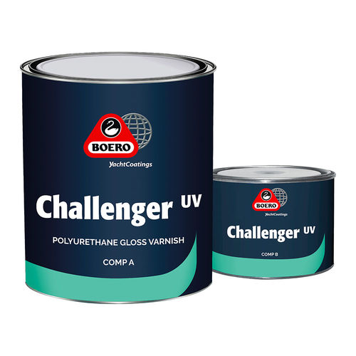 Barniz para barco - CHALLENGER UV - Boero YachtCoatings - para madera / bicomponente / de poliuretano