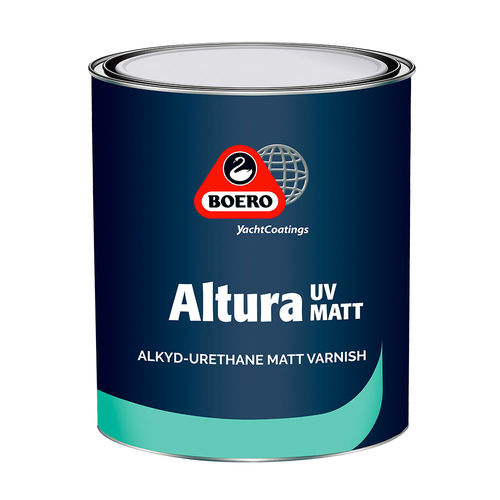 Barniz para barco - ALTURA UV MAT - Boero YachtCoatings - para madera / monocomponente / uretano