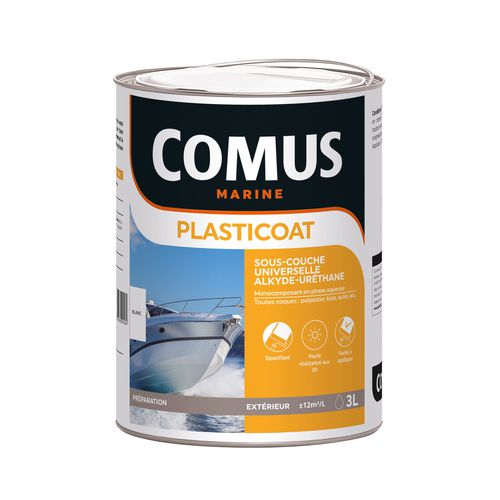 Capa de fondo para barco - PLASTICOAT - COMUS MARINE - para madera / para acero / para aluminio