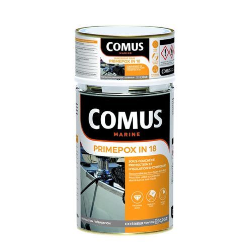 Imprimación para barco - PRIMEPOX IN 18 - COMUS MARINE - para madera / para aluminio / epoxi