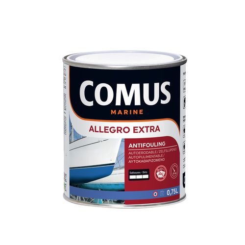 Antifouling para barco - ALLEGRO EXTRA  - COMUS MARINE - erosionable / fibra de vidrio / acrílico