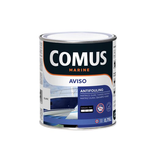 Antifouling para barco - AVISO - COMUS MARINE - de matriz dura / fibra de vidrio / para madera