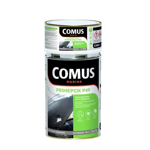 Imprimación para barco - PRIMEPOX P49 - COMUS MARINE - para acero / epoxi / bicomponente