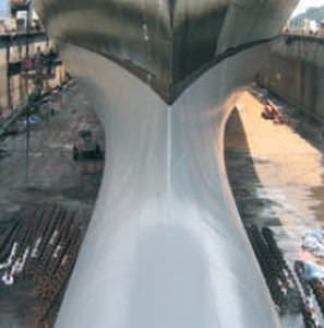 Revestimiento para barco profesional - Hempadur Mastic 45880 - Hempel - para buque / bicomponente / epoxi/polyamide