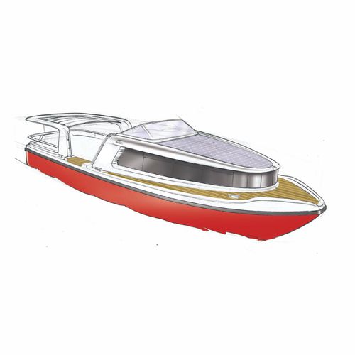Barco profesional barco de pasajeros - Aquabus 1050 Deluxe - Grove Boats - intraborda / eléctrico / remolcable